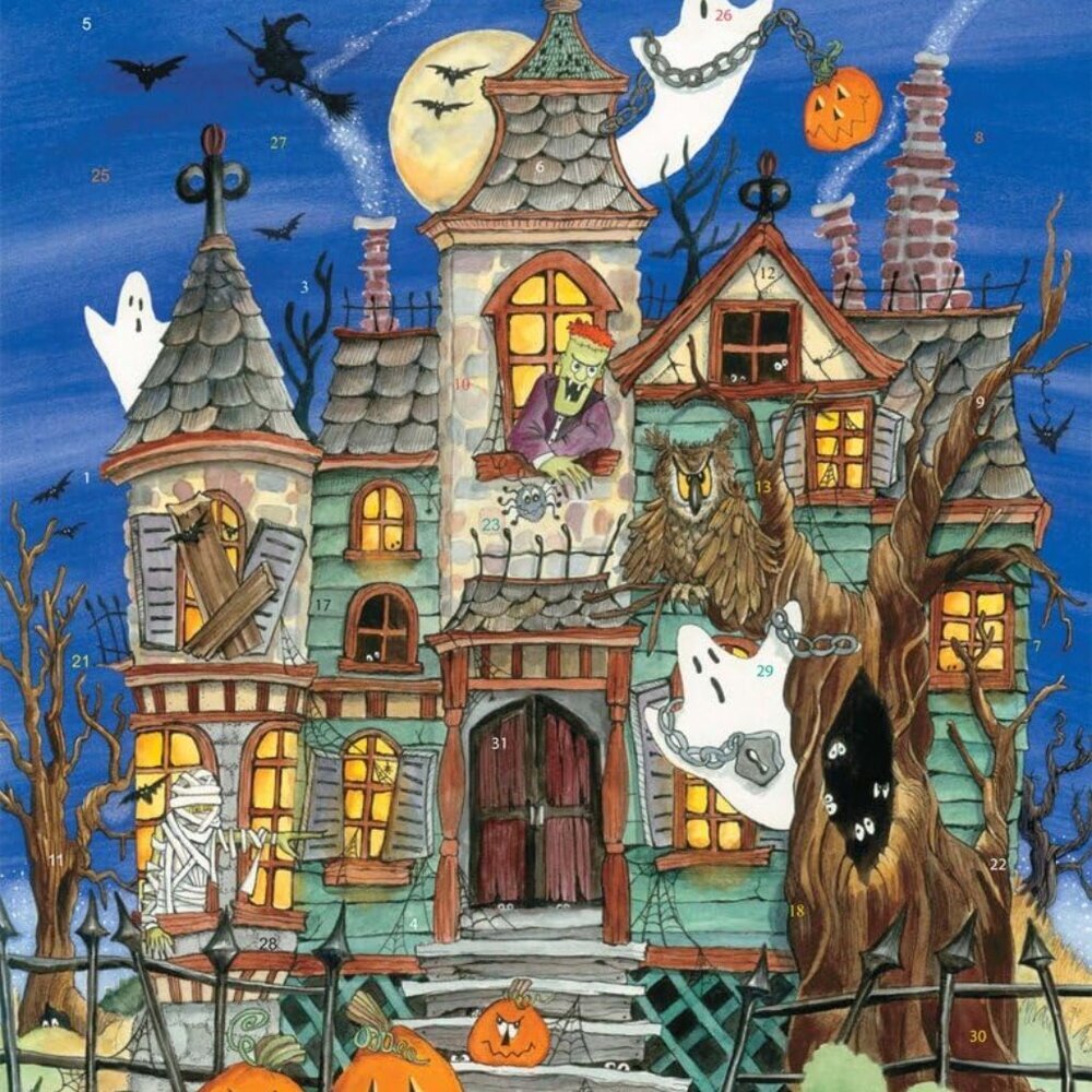 Haunted House Countdown Calendar